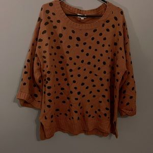 Polka dotted sweater